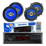 Kit Falante 5 E 6 Pol + Radio Usb Bluetooth Classic Corsa