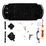 Funda For Consola De Juegos Psp3000, Carcasa Completa Negro