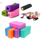 Pack Yoga Matt -foam Roller- Bloque De Yoga