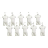 Maniqui Para Ropa Niño  Plastico Flexible Busto 10 Piezas