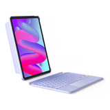 Funda Con Teclado Inateck, Compatible Con iPad, Purpura