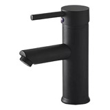 Llave Monomando Lavamanos Negro Mate Ht-900360