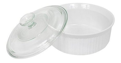 Caserola Redonda Corningware French White 1,5qt.