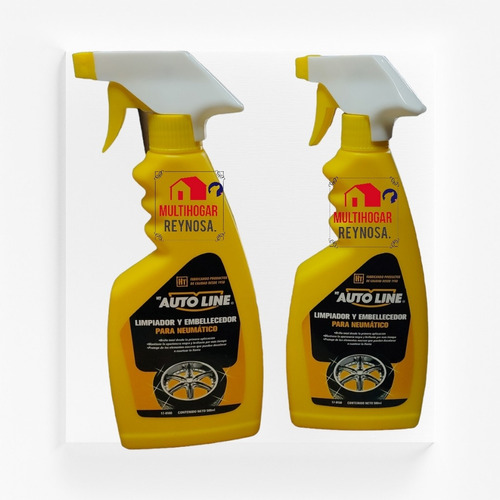 Abrillantador Almorol Autos Llantas 500 Ml Con Atomizador 2p