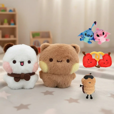 Bubu Stich Corazón Peluche Personajes Pareja 2pza Varios | MercadoLibre