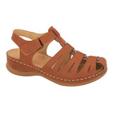 Sandalias Huaraches Para  Dama Shosh Camel Casual Confort