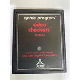 Cartucho Atari 2600. Video Checkers