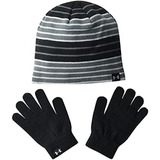 Under Armour Girls 'beanie Glove Combo, Black (001) / Mod Gr