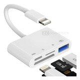 Adaptador Para iPad iPhone Tarjeta Sd/tf Lector De Tarjetas