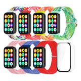 7 Pulseira De Elástico + Capa Case Para Xiaomi Mi Band 8 Pro