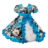 Vestidos Niña Huasa / Chinita Fiestas Patrias T 2 4 6 8 Cju