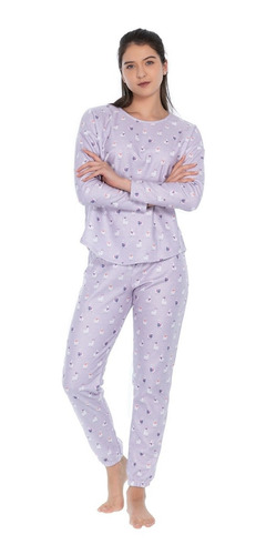 Pijama Termica Pantalón Manga Larga Mujer Tops&bottoms 27995