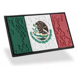 Parche Insignia Táctico Militar Gotcha Bandera México Pvc