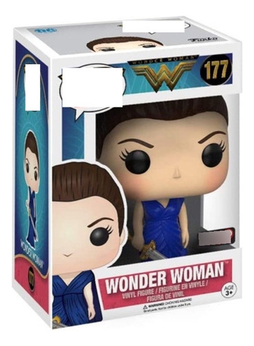 Ffunko Poop Mulher Maravilha 177 Wonder Woman Lançamento