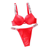 Conjunto De Lingerie Victoria's Secret Com Almofada No Peito