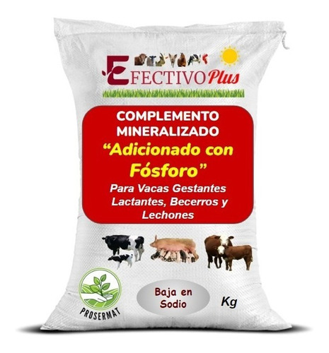 Micro Concentrado Minerales Fosforo Para Vacas Lecheras 20kg