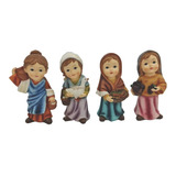 Complemento Aldeanos Pesebre 4und 15cm 531-43202 Religiozzi