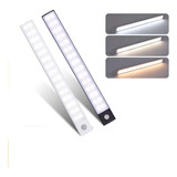 20cm Barra De Luces Led Sensor De Luz Recargable Por Usb X 2