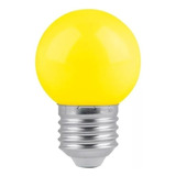 Pack X10 Lámpara Led Gota Opal 2w Colores E27 Color De La Luz Amarillo