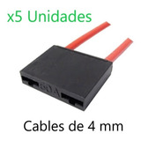 Portafusible P/ Fusible Maxi Ficha , Cable De 4mm, X 5 Un.