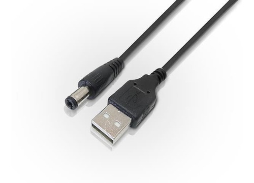 Cable De Alimentación Usb Am A Plug 2.1mm De 0.8m Nisuta