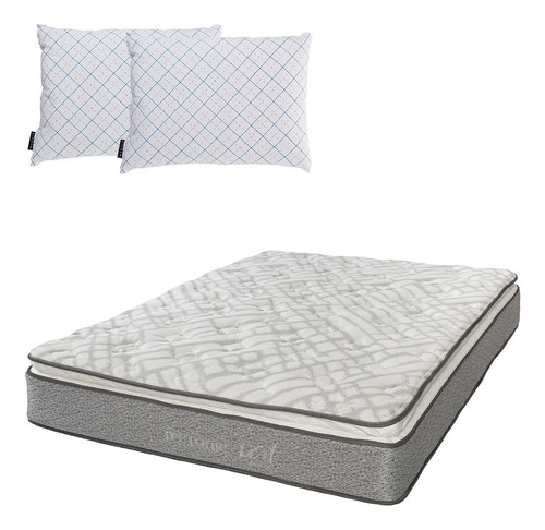 Colchón Matrimonial Restonic Vail + Almohada 2 Pack