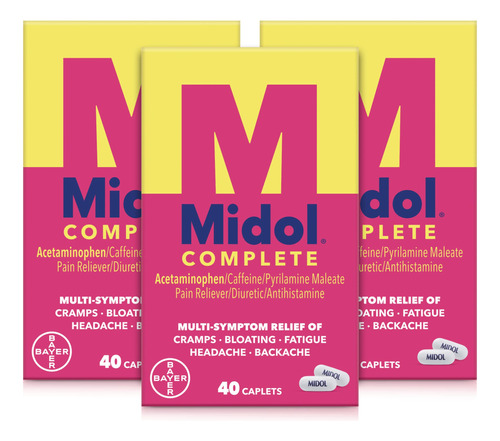 Midol Capsulas Completas Para Aliviar El Dolor Menstrual Con