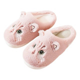 Lindas Pantuflas Peludas For Mujer, Plataforma, For Gatos,