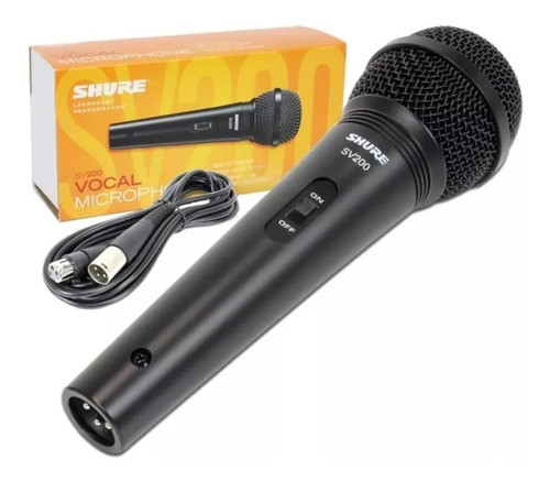 Microfone Shure Sv200 Shure 100% Original C/cabo