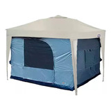 Tenda D Praia Gazebo Articulado 3x3 Aluminizado +barraca 10p