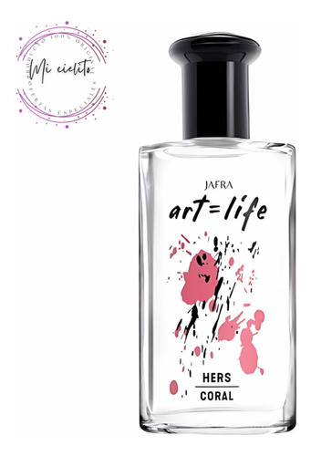 Art  Life Coral  Jafra Para Mujer Rosa Agua De Tocador 50 Ml