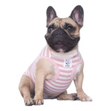 Ichoue Bulldog Inglés Camisetas A Rayas Ropa Para Perros Med