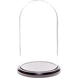 Plymor 5.5  X 10  Pantalla De Cristal Domo Cloche (base De M