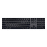 Teclado Apple A1843 Qwerty Inglés Us Color Gris Espacial