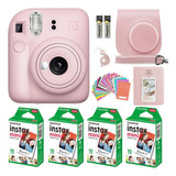 Cámara Fujifilm Instax Mini 12, Rosa Pastel, C/ Accesorios