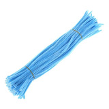 Haste De Chenille Azul Claro 30cm - 400 Un Limpador Cachimbo