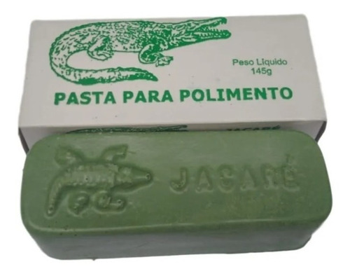 Pasta Verde Cromo Jacare Para Afiar E Polir Canivetes Facas