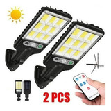 2pcs Luces De Calle Solares Focos Al Aire Libre 200w