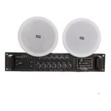 Amplificador Sonido Ambiental 180 W + 15 Parlante Techo
