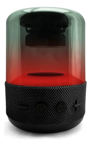 Parlante Portatil Bluetooth Luces Led Aux Usb Auxiliar Fm