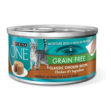 Purina One Grainfree Classic Pate Recipe Wet Cat Food 24 3 O