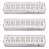 3 X Luminária 30 Leds 12v 24v Para Barco Central Emergência