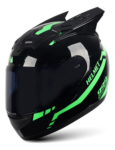 Casco De Motocicleta Orejas De Gato Accesorios De | Meses sin interés