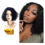 Lace Wig Cacheada Afro Yasmin Repartição Fixa Cabelo Natural