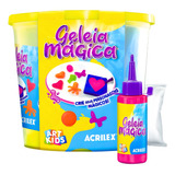 Kit Balde Divertido De Geleia Magica 4 Cores Premium