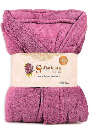 Roupão Microfibra Kimono Unissex Adulto Inverno - 180g/m²