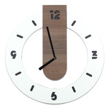 Reloj Madera De Pared - Poppy - 28,5cm X 28,5cm