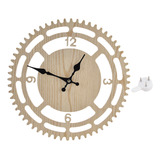 Reloj De Pared Para Oficina, De Madera, Vintage, Silencioso,