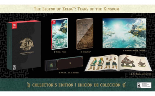 Zelda Tears Of The Kingdom Edición Collectors Versión Eua