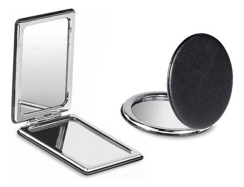 Wantgor Espejo Compacto, Paquete De 2 Espejos De Maquilla